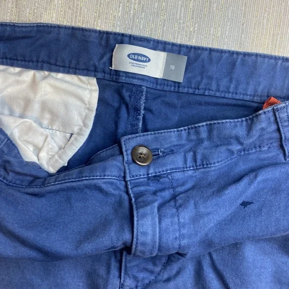 OLD NAVY men’s shorts size 18 blue color #710 - Picture 3 of 8